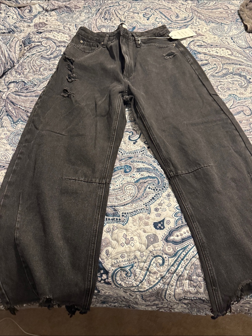 Brand new barrel Distressed Black Jeans
